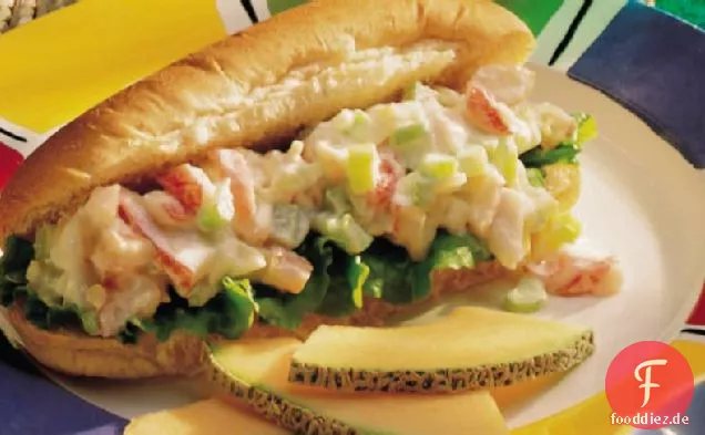 Meeresfrüchte-Salat-Sandwiches