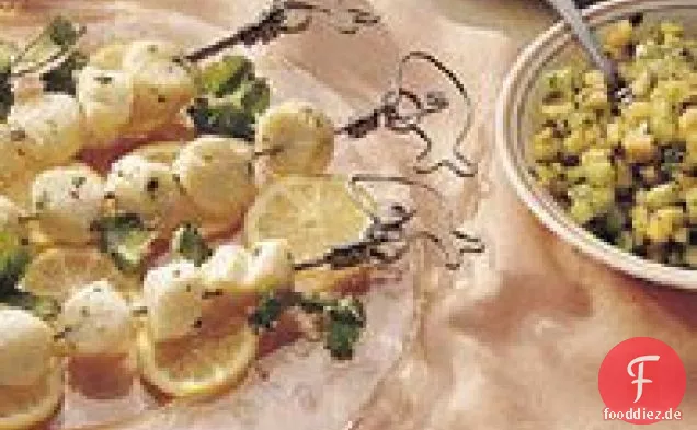 Jakobsmuscheln mit Melone Genießen