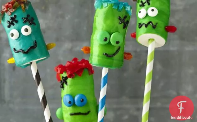 Frankenstein Fruit Roll-Ups™ am Stiel