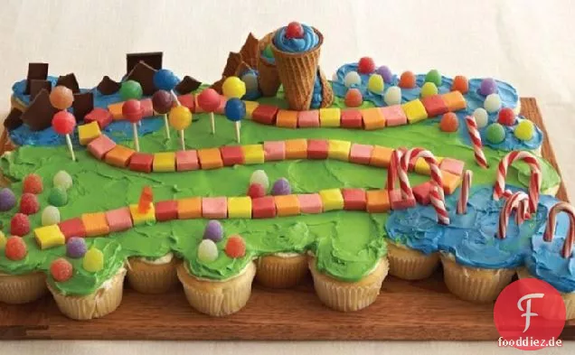 Fantasyland Ziehen Sie Cupcakes auseinander