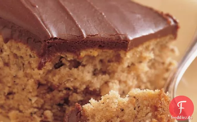 Bananenkuchen mit Fudge Frosting