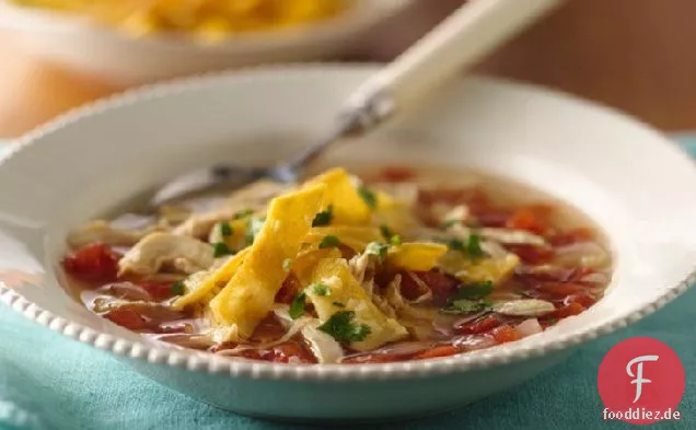 Hühnchen Tortilla Suppe