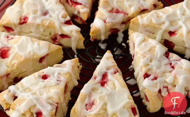 Glutenfreie Erdbeer-Limetten Scones