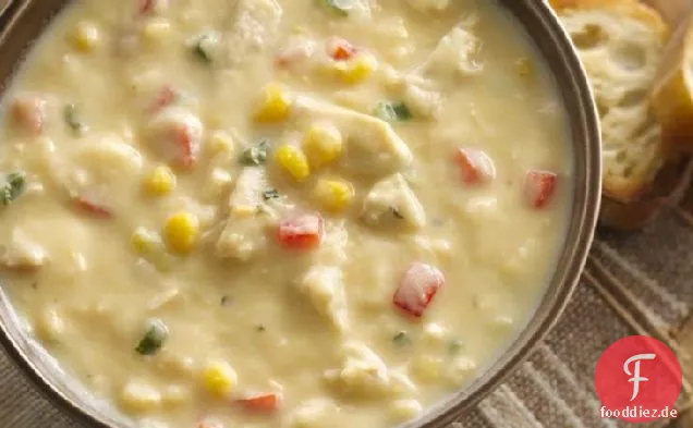 Cheesy Kartoffelpüree Huhn Chowder
