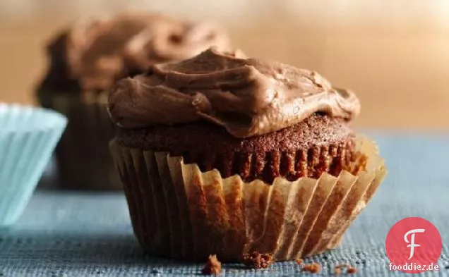 Frosted Schokolade Malt Cupcakes