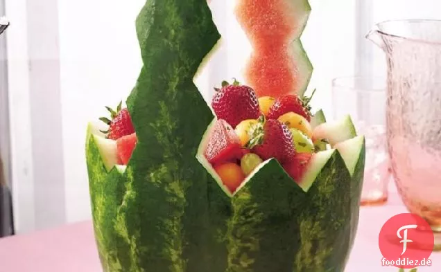 Geprägter Wassermelonenkorb