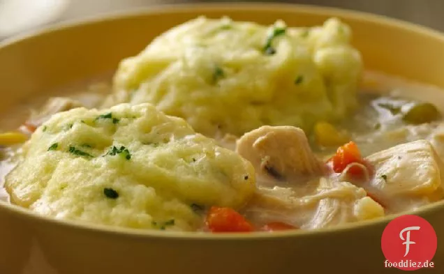 Glutenfreies Huhn und Knödel