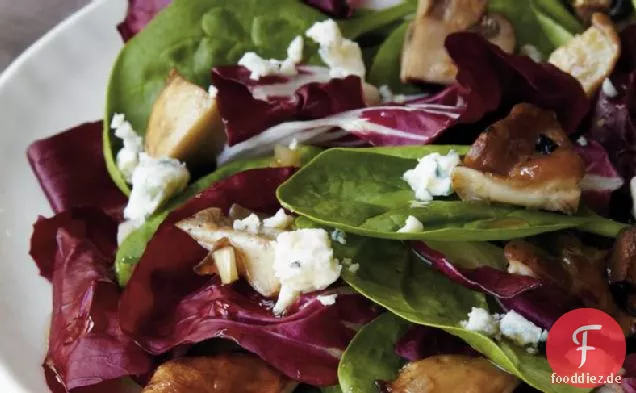 Gebratener Pilzsalat