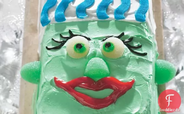 Braut von Frankenstein-Kuchen