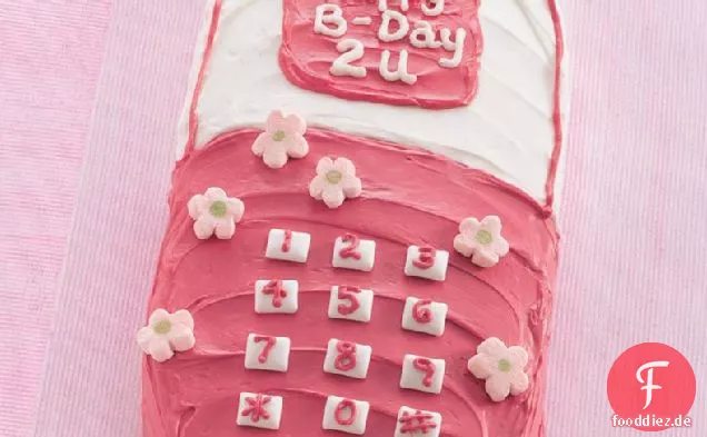 Alles Gute zum Geburtstag Handy Kuchen