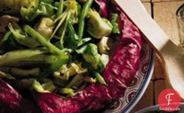 Grüner Bohnen-Fenchel-Salat mit frischen Kräutern