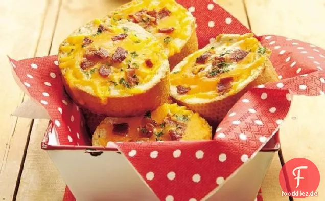 Gegrillter Speck-Cheddar-Brot