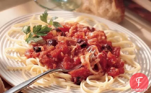 Mittelmeer-Thunfisch-Linguine