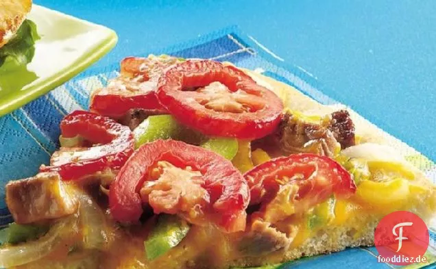 Philly-Käse-Steak-Pizza