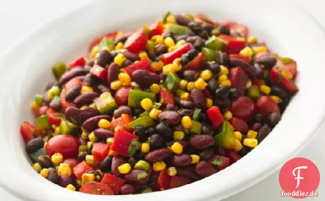 Dünner mexikanischer Bohnensalat