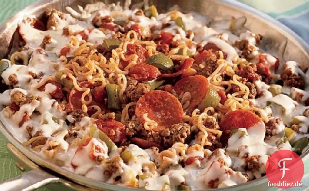 Bullige italienische Ramen-Pfanne