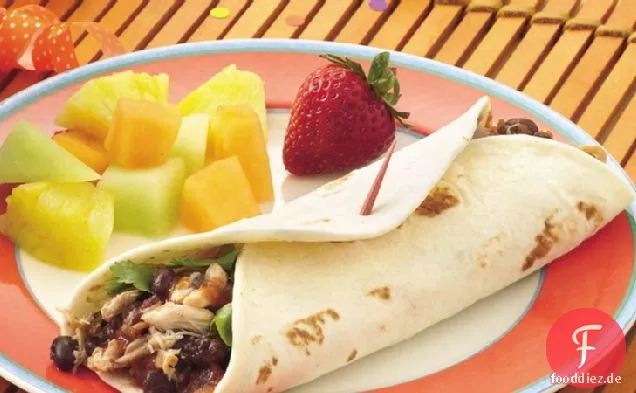Slow-Cooker-Einfach Burrito Roll-Ups