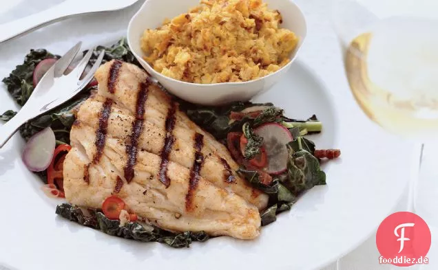 Grouper mit Mais 
