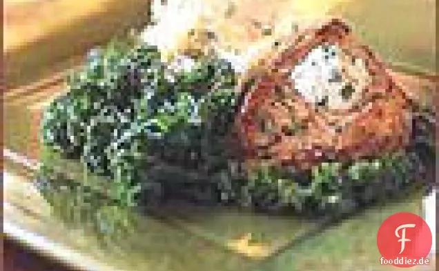 Schweinekoteletts mit Senf und Sauerrahmsauce