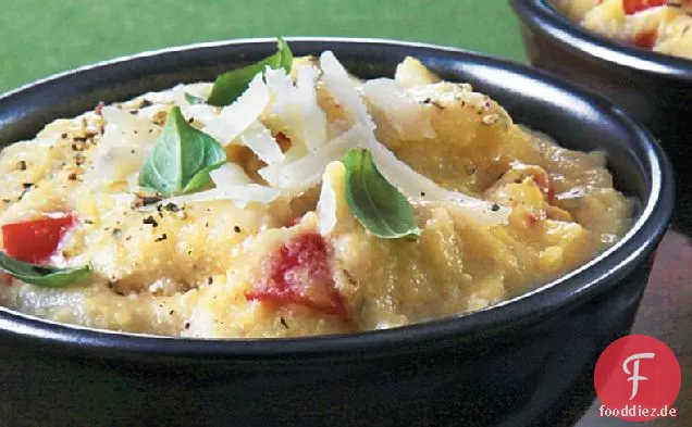 Slow-Cooker italienische weiche Polenta