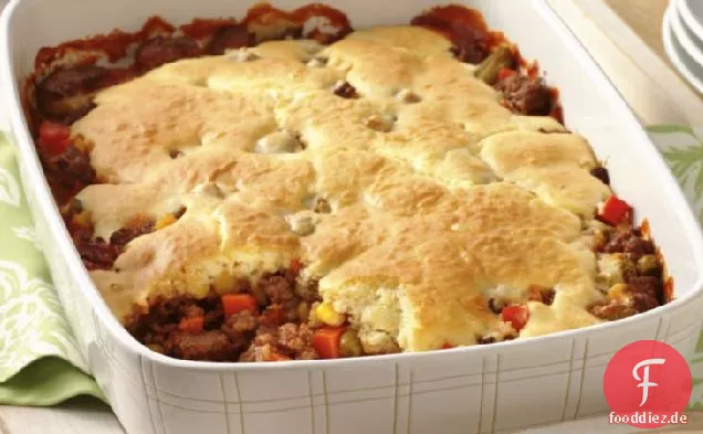 Einfache Hamburger Pot Pie