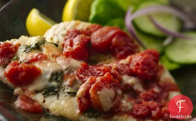 Tilapia-Tomaten-Basilikum-Filets