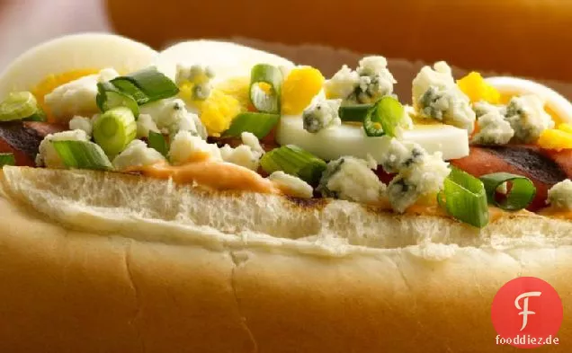 Blauschimmelkäse Deviled Hunde