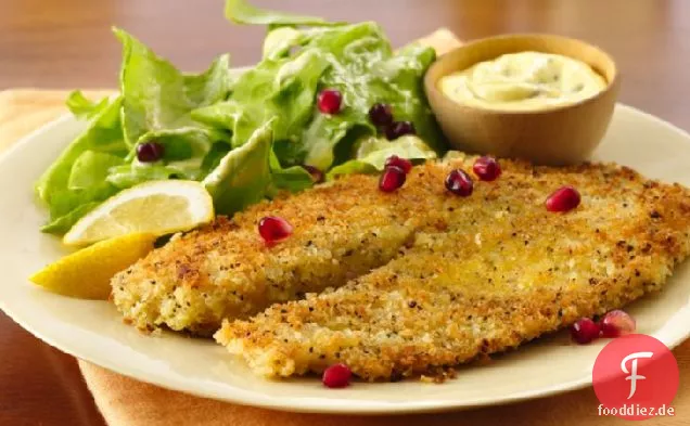 Gebratene Zitrone Pfeffer Tilapia