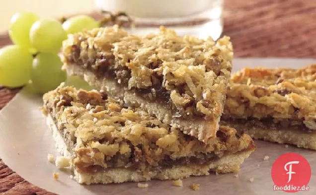 Kokos-Pecan-Riegel