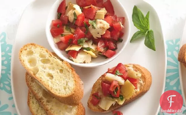 Tomaten-Artischocken-Crostini