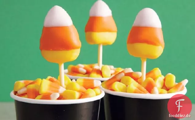 Candy Corn Halloween-Cake-Pops