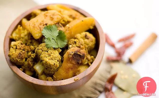 Aloo Gobhi (Kartoffel und Blumenkohl)