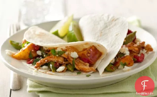 Chipotle Huhn und Gemüse-Tacos