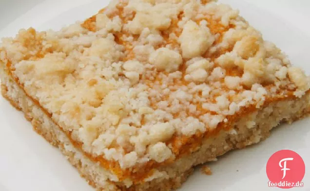 Kürbis Streusel Keksriegel