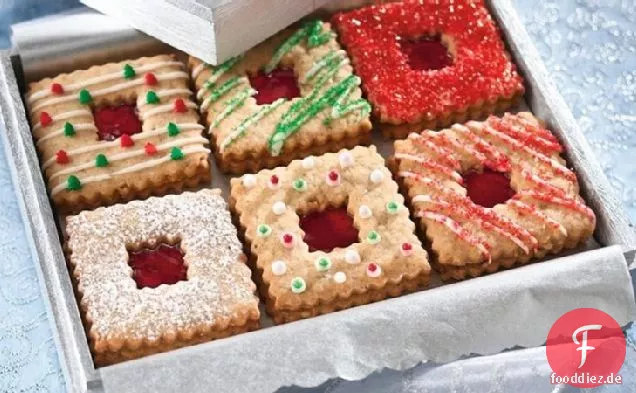 Linzer Sandwich Kekse