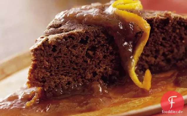 Lebkuchen-Orangen-Pudding-Kuchen