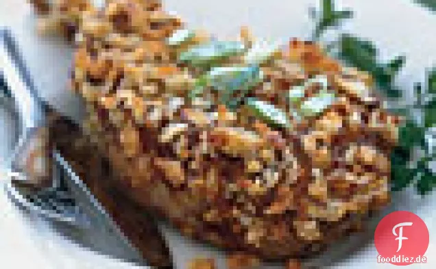 Kalbskoteletts mit kreolischer Senfkruste