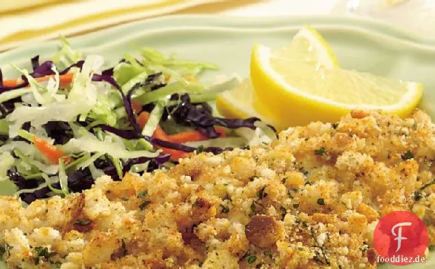 Leicht panierte Fischfilets
