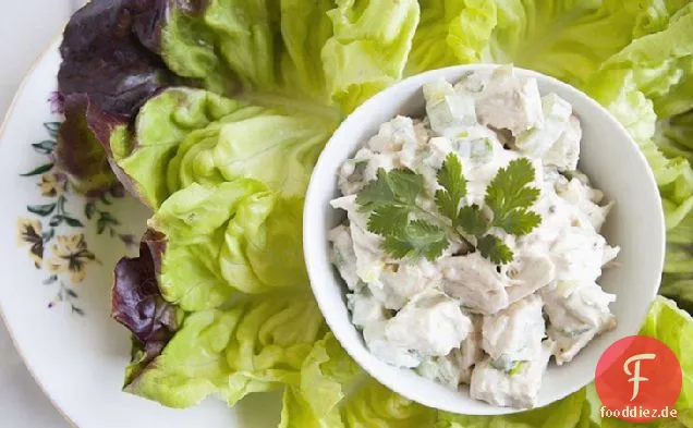 Gegrillter Hühnersalat