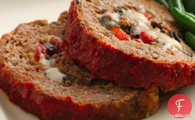 Italienischer Käse-gefüllter Fleischlaib