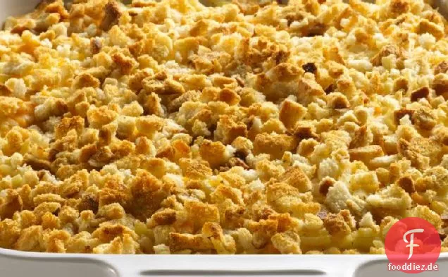 Dünne käsige Kartoffeln