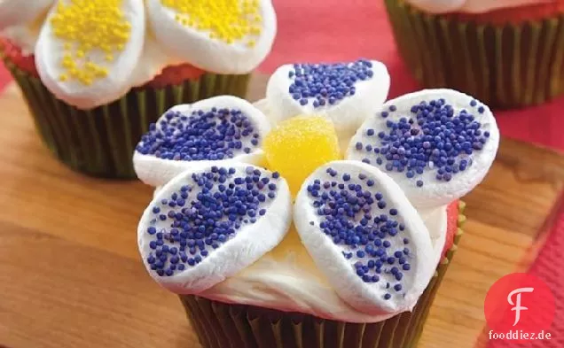 Mai Blumen-Cupcakes