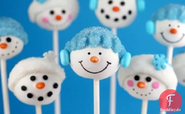 Bakerella ' s-Schneemann-Cake-Pops