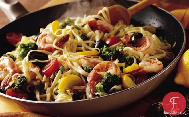 Italienische Garnelen Stir-Fry