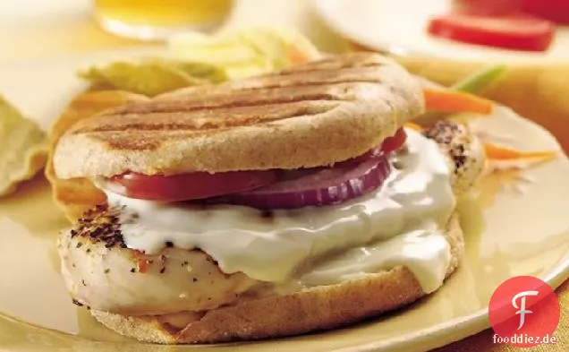 Klassische Hühnchen Panini