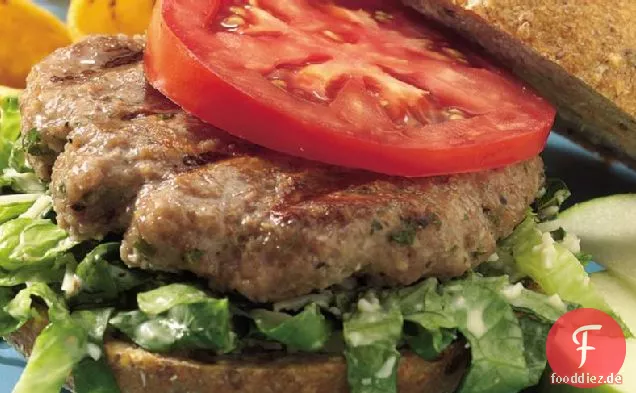 Gegrillter Caesar-Türkei-Burger