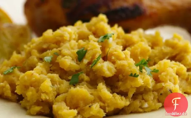 Mofongo Dominicano (Zerdrückte Kochbananen)