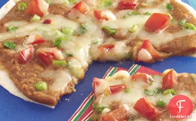 Mexikanische Bohnen-Pizzen