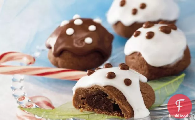 Iced Schokolade Trüffel Cookies
