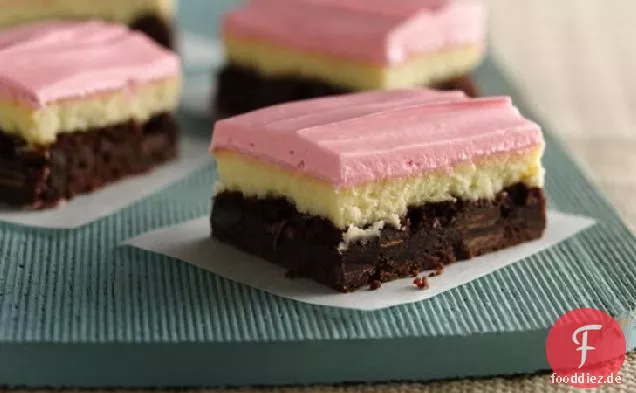 Neapolitanische Cream Cheese Bars